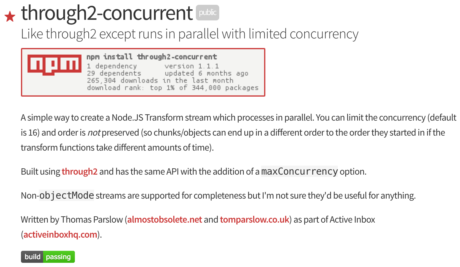 Thomas Parslow Freelance Software Developer